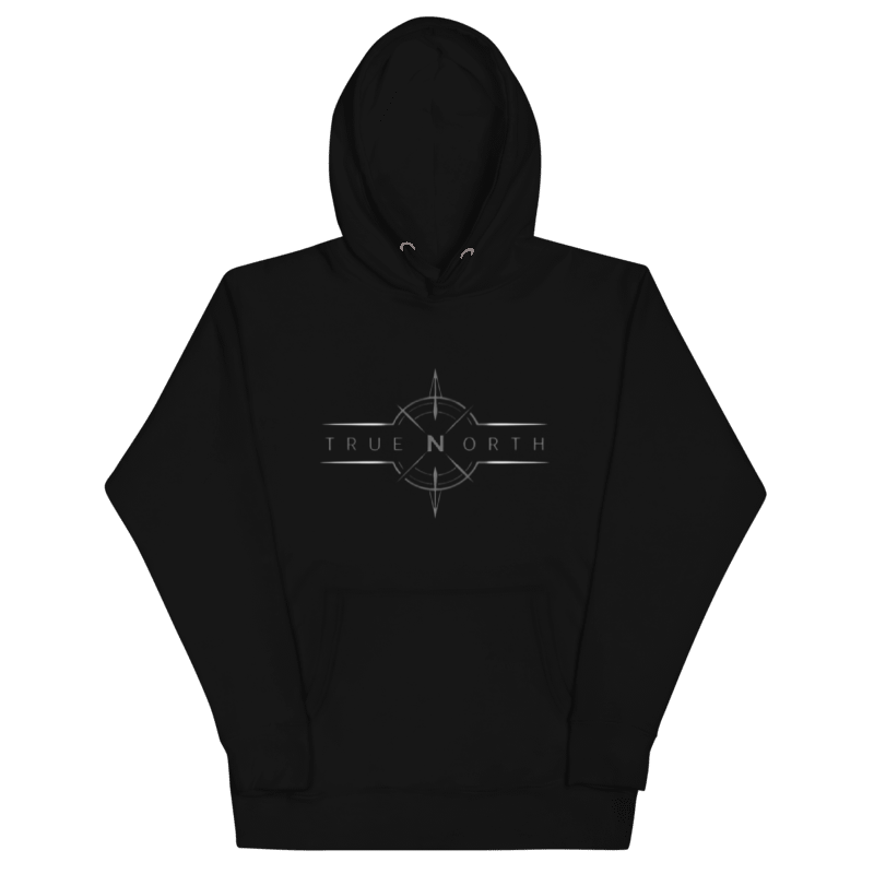 True North premium black hoodie