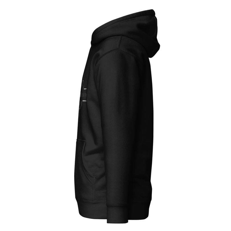 True North premium black hoodie